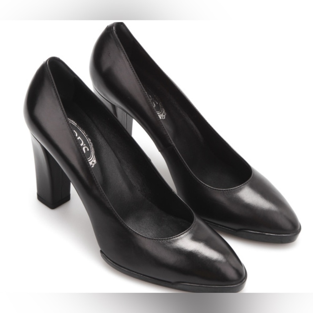 Tod's Womens Classic Leather Pumps 8.5 excellent
